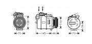 BWAK318 Kompresor, klimatizace AVA QUALITY COOLING