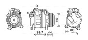 BWAK493 Kompresor, klimatizace AVA QUALITY COOLING