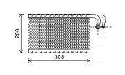 BWV399 Výparník, klimatizace AVA QUALITY COOLING