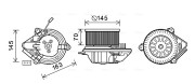 CN8503 vnitřní ventilátor AVA QUALITY COOLING