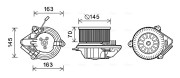 CN8515 vnitřní ventilátor AVA QUALITY COOLING