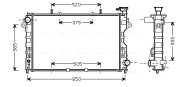 CRA2081 Chladič, chlazení motoru AVA QUALITY COOLING