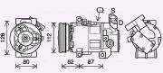 DAAK015 Kompresor, klimatizace AVA QUALITY COOLING