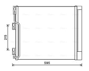 DN5355D Kondenzátor, klimatizace AVA QUALITY COOLING