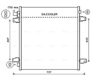 DN5402 Kondenzátor, klimatizace AVA QUALITY COOLING