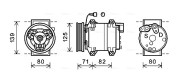 DNK377 AVA QUALITY COOLING kompresor klimatizácie DNK377 AVA QUALITY COOLING