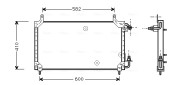 DW5006 Kondenzátor, klimatizace AVA QUALITY COOLING