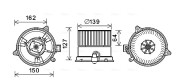 FD8576 vnitřní ventilátor AVA QUALITY COOLING