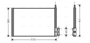 FDA5328 Kondenzátor, klimatizace AVA QUALITY COOLING