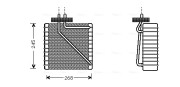 FDV270 Výparník, klimatizace AVA QUALITY COOLING