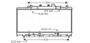 FT2149 AVA QUALITY COOLING chladič motora FT2149 AVA QUALITY COOLING