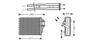 FTA6304 Výměník tepla, vnitřní vytápění AVA QUALITY COOLING