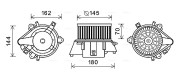 FT8438 Elektromotor, vnitřní ventilátor AVA QUALITY COOLING