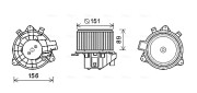 FT8439 Elektromotor, vnitřní ventilátor AVA QUALITY COOLING