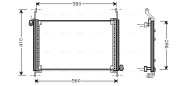 FTA5127 Kondenzátor, klimatizace AVA QUALITY COOLING