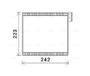 FTV421 AVA QUALITY COOLING výparník klimatizácie FTV421 AVA QUALITY COOLING