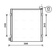 HD5249 Kondenzátor, klimatizace AVA QUALITY COOLING
