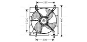 HD7530 Větrák, chlazení motoru AVA QUALITY COOLING