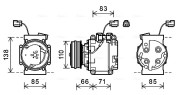 HDAK260 Kompresor, klimatizace AVA QUALITY COOLING