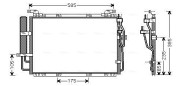 HY5091D Kondenzátor, klimatizace AVA QUALITY COOLING