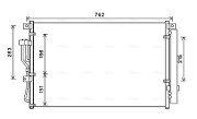 HY5345D Kondenzátor, klimatizace AVA QUALITY COOLING