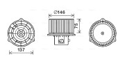 HY8403 AVA QUALITY COOLING vnútorný ventilátor HY8403 AVA QUALITY COOLING