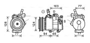 HYK318 Kompresor, klimatizace AVA QUALITY COOLING