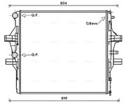 IV2125 Chladič, chlazení motoru AVA QUALITY COOLING