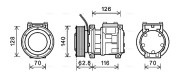 JDAK026 Kompresor, klimatizace AVA QUALITY COOLING