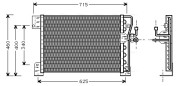 JE5005 Kondenzátor, klimatizace AVA QUALITY COOLING