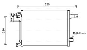JEA5049 Kondenzátor, klimatizace AVA QUALITY COOLING