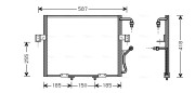 KA5011 Kondenzátor, klimatizace AVA QUALITY COOLING