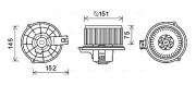 KA8234 vnitřní ventilátor AVA QUALITY COOLING