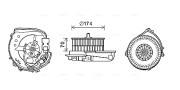 MS8622 Elektromotor, vnitřní ventilátor AVA QUALITY COOLING