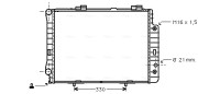 MSA2190 AVA QUALITY COOLING chladič motora MSA2190 AVA QUALITY COOLING