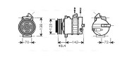 MSK437 Kompresor, klimatizace AVA QUALITY COOLING