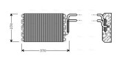 MSV002 Výparník, klimatizace AVA QUALITY COOLING