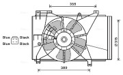 MZ7543 Větrák, chlazení motoru AVA QUALITY COOLING