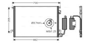 OL5457D Kondenzátor, klimatizace AVA QUALITY COOLING