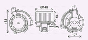 OL8689 vnitřní ventilátor AVA QUALITY COOLING