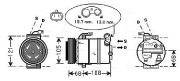 OLAK138 Kompresor, klimatizace AVA QUALITY COOLING