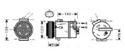 OLAK409 Kompresor, klimatizace AVA QUALITY COOLING