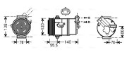 OLAK498 Kompresor, klimatizace AVA QUALITY COOLING