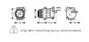 OLK558 Kompresor, klimatizace AVA QUALITY COOLING