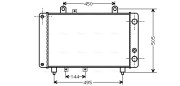 PE2081 AVA QUALITY COOLING chladič motora PE2081 AVA QUALITY COOLING