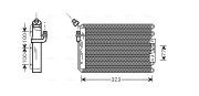 PR5042 Kondenzátor, klimatizace AVA QUALITY COOLING