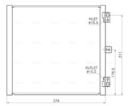 PR5105 Kondenzátor, klimatizace AVA QUALITY COOLING