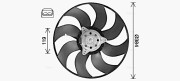 RT7664 AVA QUALITY COOLING ventilátor chladenia motora RT7664 AVA QUALITY COOLING