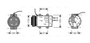 RTAK283 Kompresor, klimatizace AVA QUALITY COOLING