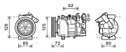 RTAK489 Kompresor, klimatizace AVA QUALITY COOLING